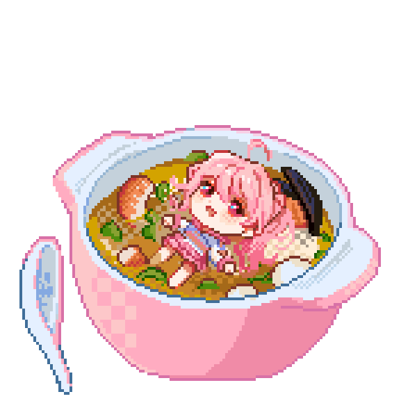 Chillin' in Soup Pixel Art Chillin' in Soup Pixel Art